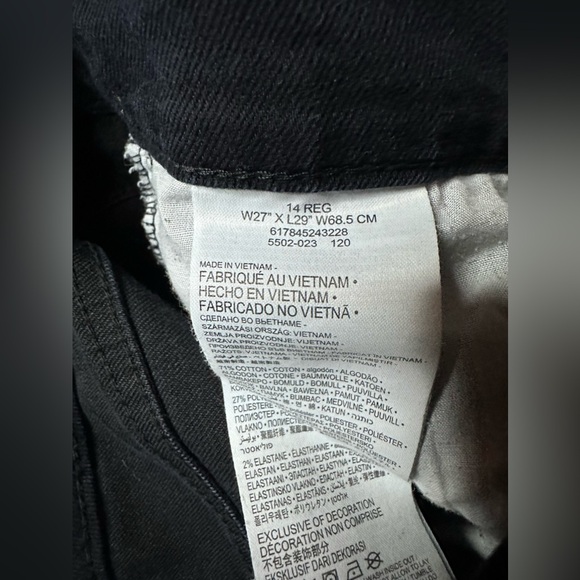 Levi’s black womens - Picture 4 of 4
